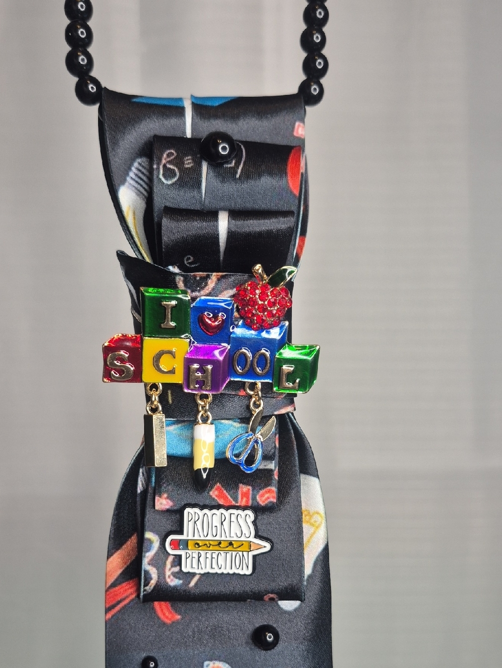 Handcrafted Luxury Fashion Necktie Necklace 📿 (BACK TO SCHOOL) - Picture 9 of 13